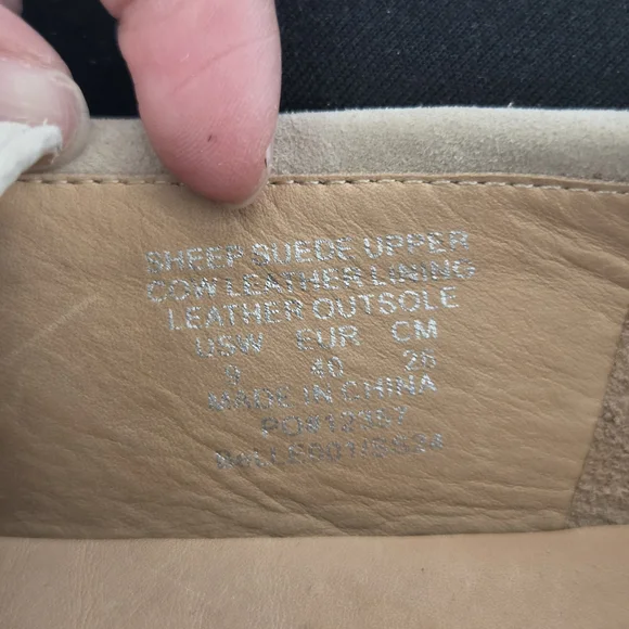 Quince Women’s Suede Penny Loafers Size 9 - Picture 2 of 4